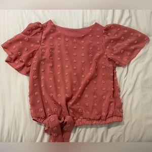 Small pink blouse